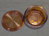 Glass Army Hat Candy Dish with Lid