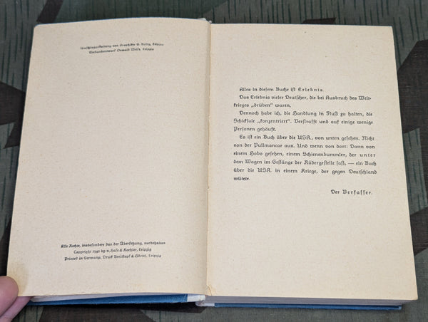 Deutsches Herz in USA Book 1940