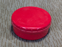 East German Red Butter Dish