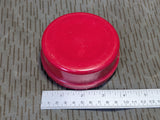 East German Red Butter Dish
