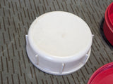 East German Red Butter Dish