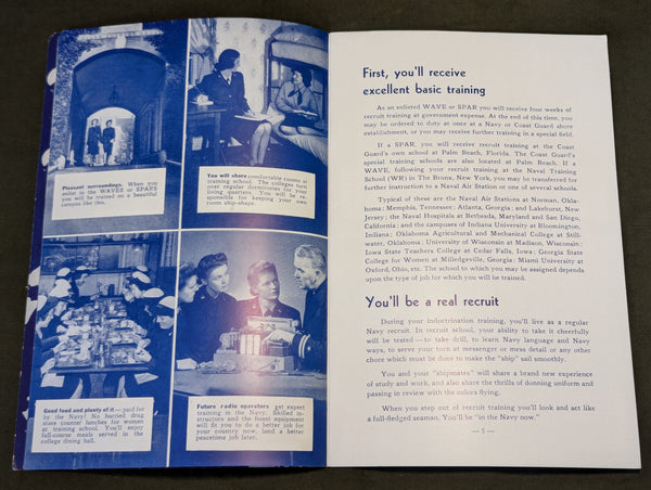 WAVES and SPARS Enlistment Booklet