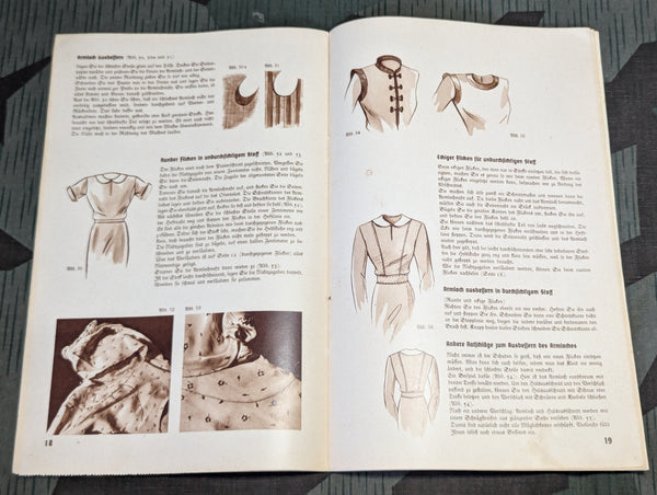 Mending Repair Tips Book Deutschen Frauenwerk