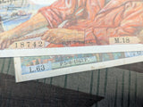 French Francs 20 and 5 Notes