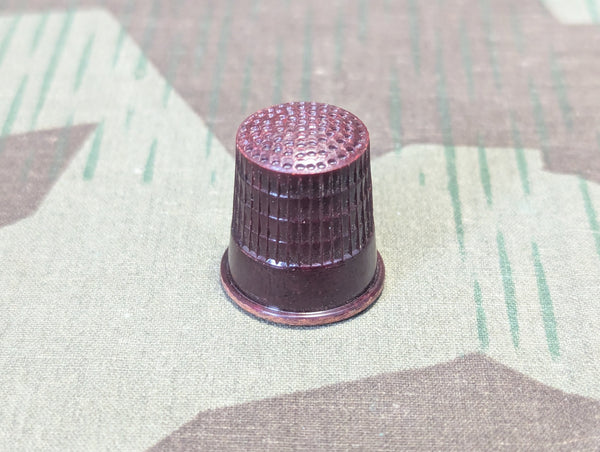 Red-Brown Bakelite Thimble "Finger Hat"