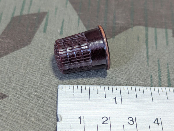 Red-Brown Bakelite Thimble "Finger Hat"