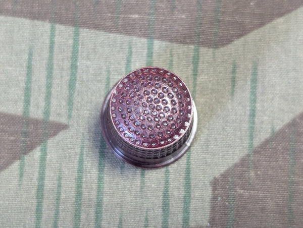 Red-Brown Bakelite Thimble "Finger Hat"