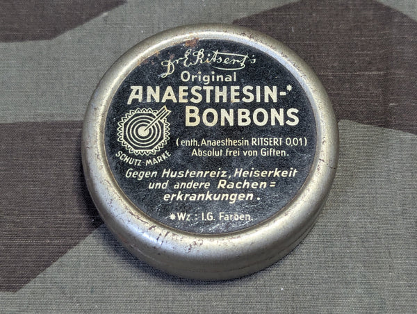Anaesthesin-Bonbons Tin