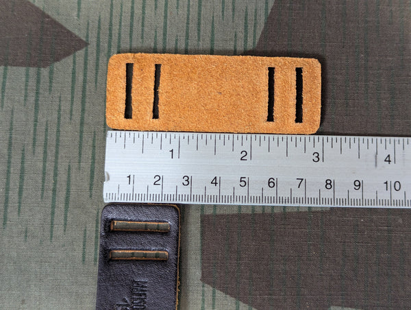 Reproduction Early Leather Gas Mask Strap Reinforcement Set