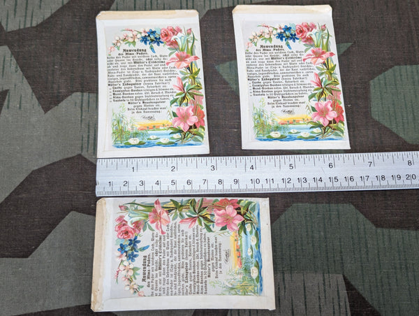 Set of 3 Various Müllers Envelopes