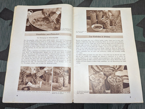 Fruit and Vegetable Canning Recipe Book Deutschen Frauenwerk