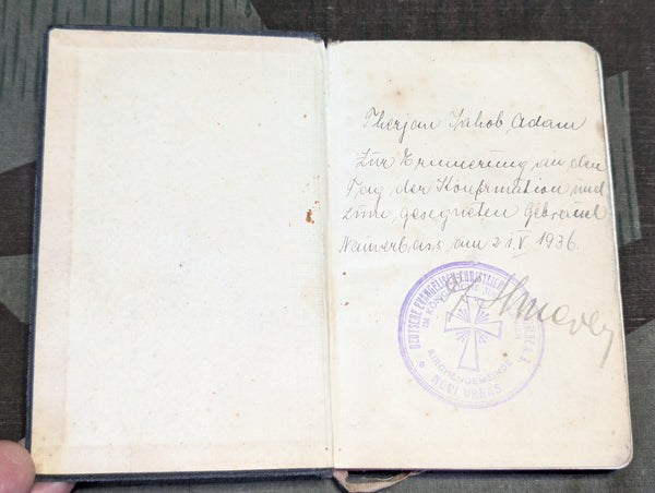 1931 Das Neue Testament und Psalmen (1936 Inscription)