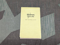 Small Heumann Heilmittel Advertisement Notebook 1938