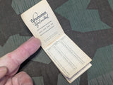 Small Heumann Heilmittel Advertisement Notebook 1938