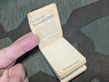 Small Heumann Heilmittel Advertisement Notebook 1938