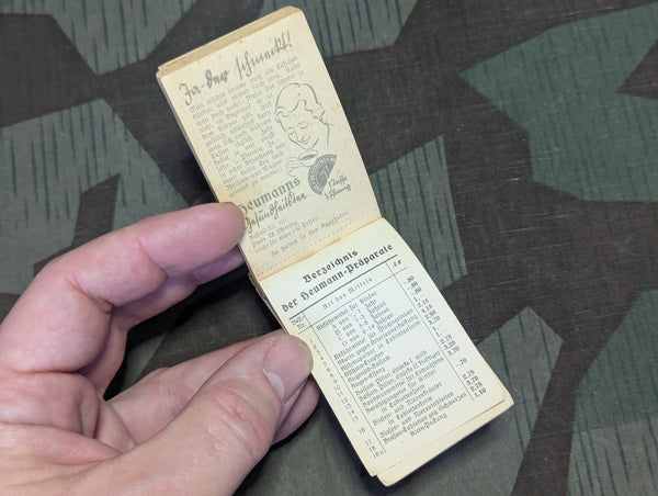 Small Heumann Heilmittel Advertisement Notebook 1938