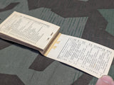 Small Heumann Heilmittel Advertisement Notebook 1938