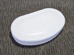 East German White Bread Container Glück Auf