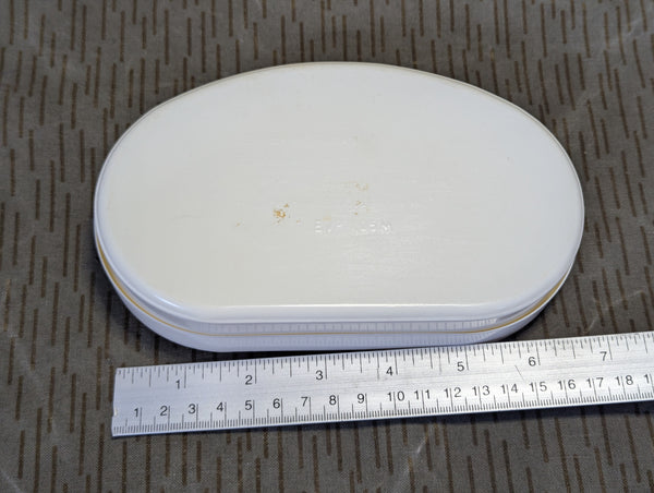 East German White Bread Container Glück Auf