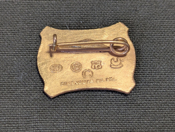 Small US Map Sweetheart in Service Pin