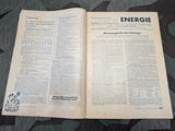 Energie Technical Profession Magazine Heft 11 November 1942