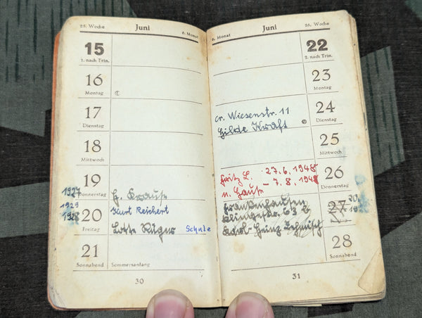 Taschen 1941 Kalender Well Used