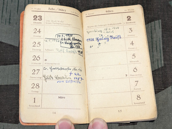 Taschen 1941 Kalender Well Used