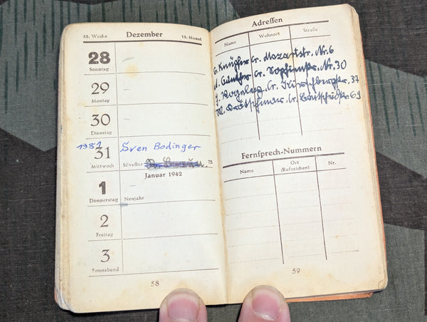 Taschen 1941 Kalender Well Used