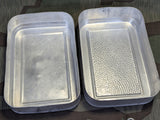 Rectangular Bread Tin Pebbled Lid