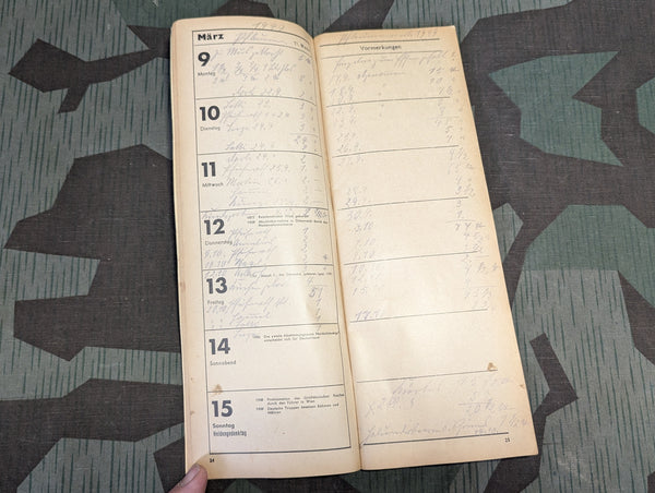 Der Jahreslauf 1942 Calendar for VDA Officials