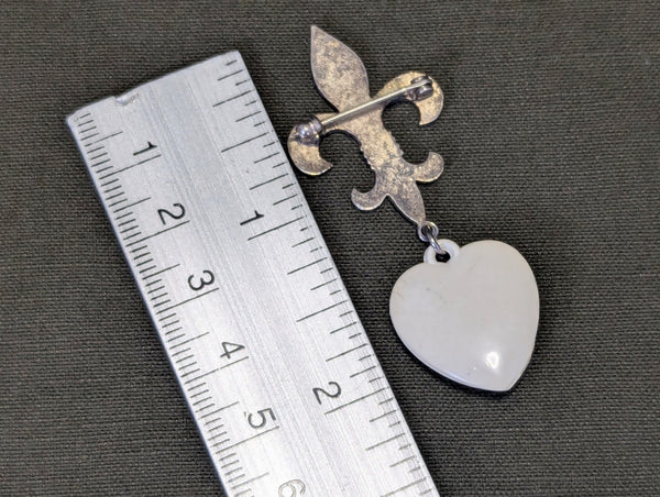 Fleur-de-lis Paratrooper Sweetheart Pin