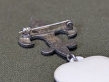 Fleur-de-lis Paratrooper Sweetheart Pin