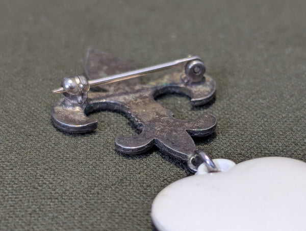 Fleur-de-lis Paratrooper Sweetheart Pin