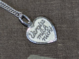 Vergiss Mich Nicht Heart Necklace 835 Silver
