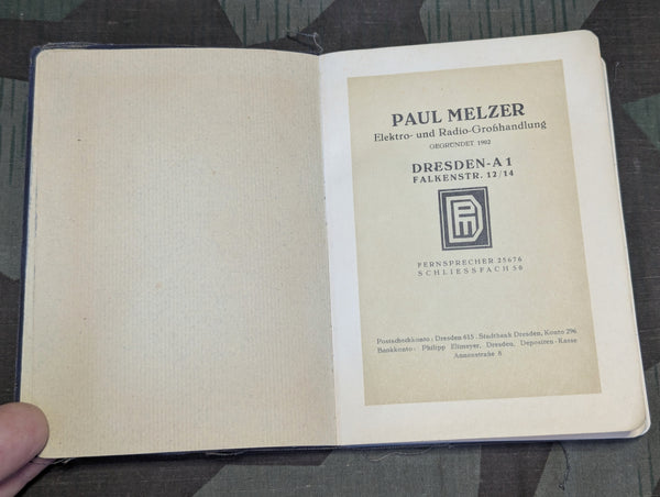 Tages-Merkbuch 1937 Notebook
