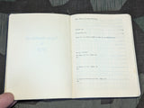 Tages-Merkbuch 1937 Notebook