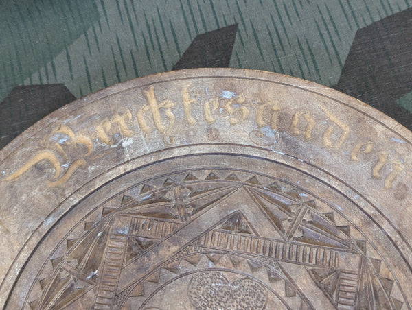 Gruß aus Berchtesgaden Wood Plate
