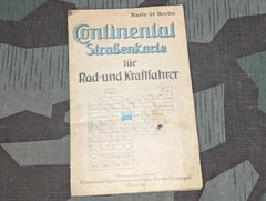 Continental Bike and Car Map of Berlin Area