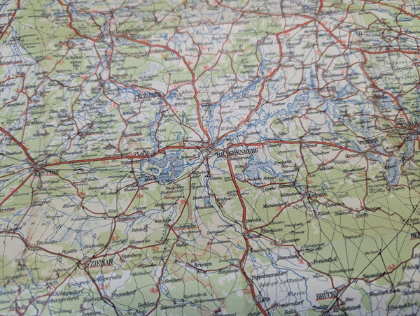 Continental Bike and Car Map of Berlin Area