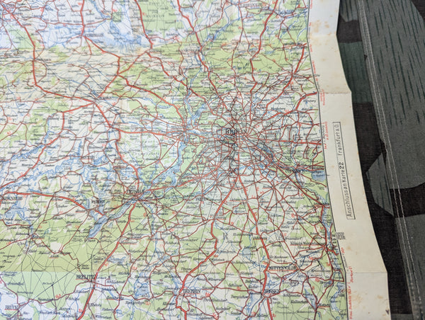 Continental Bike and Car Map of Berlin Area