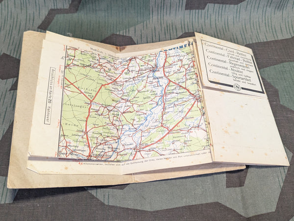 Continental Bike and Car Map of Berlin Area
