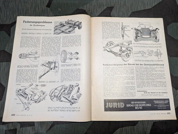 Kraftfahrzeug Handwerk Heft 30 - 26 Juli 1941 Krafthand