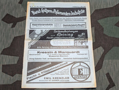 May 1941 Machinery Trade Journal Textile Industry