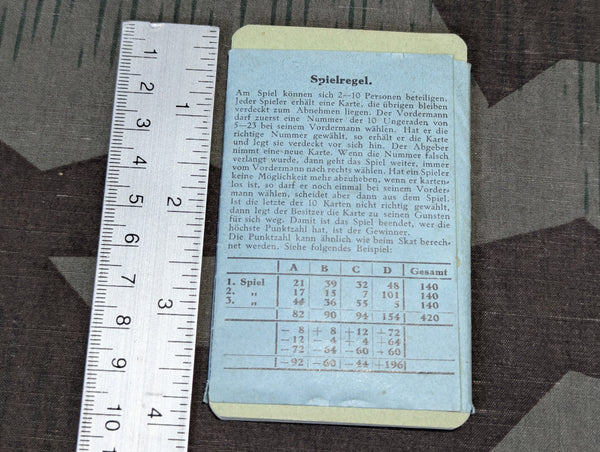 Punktum Card Game D.R.G.M.