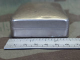 German Small Pebbled Lid Metal Case