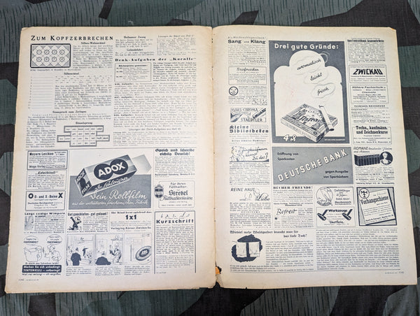 Koralle Magazine Nr.48 30 November 1941 USA Anti-Nazi Rally