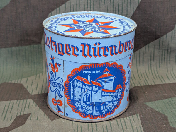 Blue Haeberlein Metzger Lebkuchen Cookie Tin