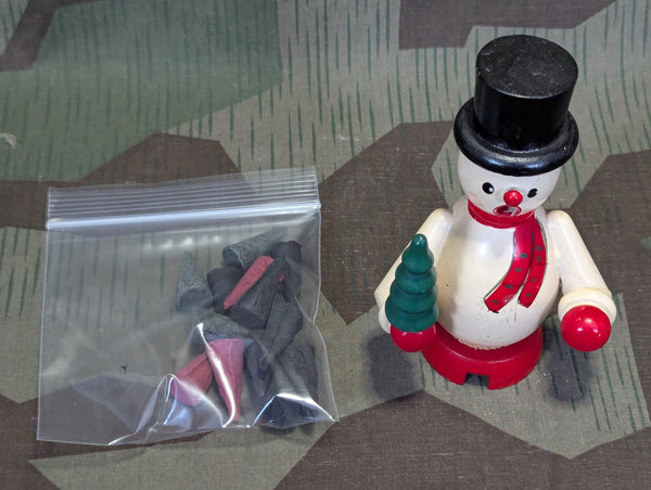 Vintage Räuchermann Snowman