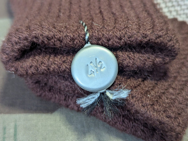 German Brown Patterned Mittens (Small)