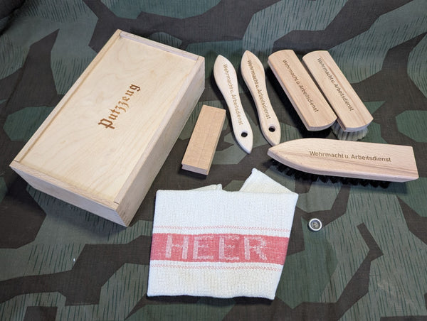 Putzzeug Shoe Brush Set Wehrmacht u. Arbeitsdienst